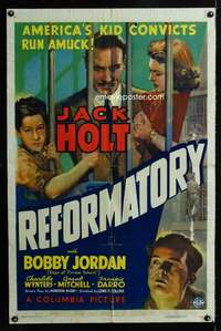 c330 REFORMATORY one-sheet movie poster '38 Bobby Jordan, Frankie Darro
