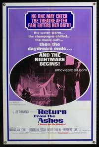 c320 RETURN FROM THE ASHES one-sheet movie poster '65 Samantha Eggar