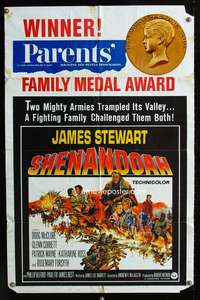 c189 SHENANDOAH Parents' Magazine one-sheet movie poster '65 James Stewart