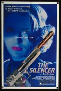 c172 SILENCER one-sheet movie poster '92 elusive, seductive & cunning!