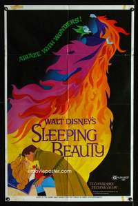 c148 SLEEPING BEAUTY style A one-sheet movie poster R70 Disney classic!
