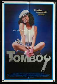 c095 TOMBOY one-sheet movie poster '85 it's not just a man's world!