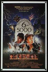 c092 TRANSYLVANIA 6-5000 one-sheet movie poster '85 Jeff Goldblum
