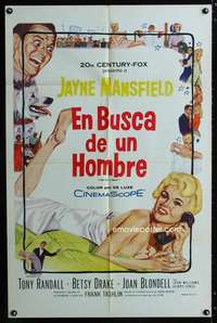 c053 WILL SUCCESS SPOIL ROCK HUNTER Spanish/U.S. one-sheet movie poster '57
