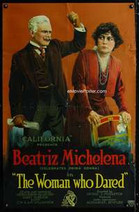 c036 WOMAN WHO DARED one-sheet movie poster '16 Beatriz Michelena