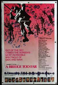 d114 BRIDGE TOO FAR style B Forty by Sixty movie poster '77 Michael Caine