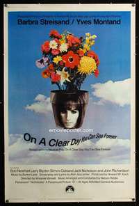 d130 ON A CLEAR DAY YOU CAN SEE FOREVER Forty by Sixty movie poster '70 Barbra!