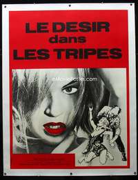 d060 MUDHONEY linen French one-panel movie poster '65 Russ Meyer, Lorna!