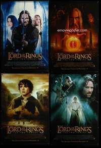 d104 LORD OF THE RINGS: THE 2 TOWERS 4 vinyl banner movie posters '02