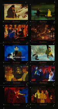 e011 ANASTASIA 10 movie lobby cards '97 Don Bluth animation!