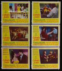 e344 CARMEN JONES 6 movie lobby cards '54 Harry Belafonte, Dandridge