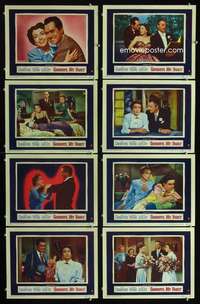 e072 GOODBYE MY FANCY 8 movie lobby cards '51 Joan Crawford, Bob Young