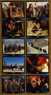 e013 PLANET OF THE APES 10 movie lobby cards '01 Tim Burton, Wahlberg