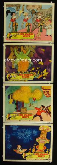 f005 1001 ARABIAN NIGHTS 4 movie lobby cards '59 Mr. Magoo, Jim Backus