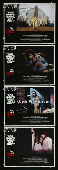 f012 AMITYVILLE HORROR 4 movie lobby cards '79 AIP, James Brolin