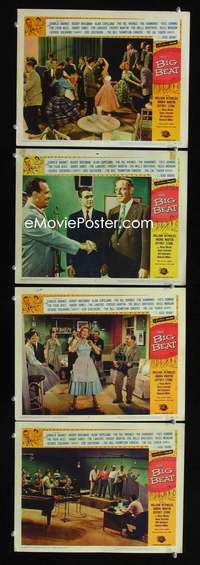 f023 BIG BEAT 4 movie lobby cards '58 early blues & rock and roll!