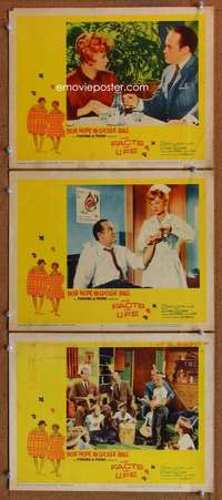 f300 FACTS OF LIFE 3 movie lobby cards '61 Bob Hope & Lucille Ball!