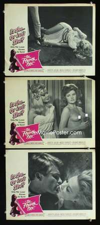 f314 FOURTH SEX 3 movie lobby cards '61 they are girls who like girls!