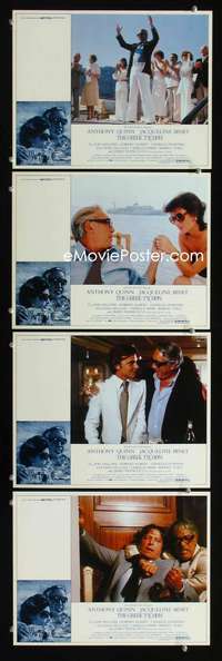 f074 GREEK TYCOON 4 movie lobby cards '78 Jacqueline Bisset, Quinn