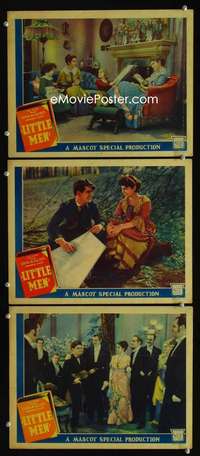 f372 LITTLE MEN 3 movie lobby cards '35 Ralph Morgan, Louisa Alcott