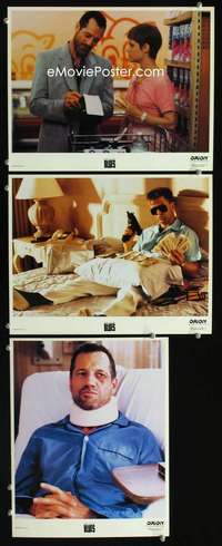 f381 MIAMI BLUES 3 movie lobby cards '90 Alec Baldwin, Fred Ward