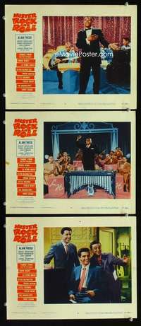 f386 MISTER ROCK & ROLL 3 movie lobby cards '57 Lionel Hampton & more!