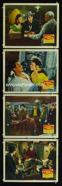 f121 MY DARLING CLEMENTINE 4 movie lobby cards '46 John Ford, Darnell