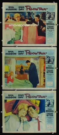 f415 PILLOW TALK 3 movie lobby cards '59 Rock Hudson & Doris Day!