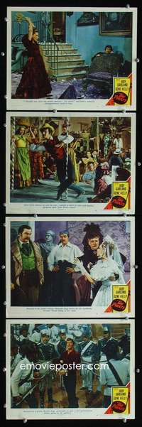 f135 PIRATE 4 movie lobby cards '48 Judy Garland, Gene Kelly