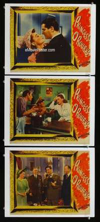 f420 PRINCESS O'ROURKE 3 movie lobby cards '43 Olivia de Havilland