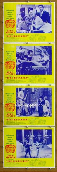 f141 PRODUCERS 4 movie lobby cards '67 Mel Brooks, Zero Mostel