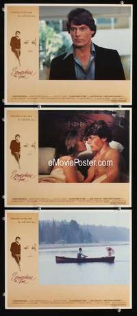 f470 SOMEWHERE IN TIME 3 movie lobby cards '80 Reeve, Jane Seymour
