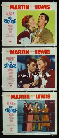 f481 STOOGE 3 movie lobby cards '52 Dean Martin & Jerry Lewis!