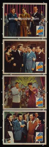 f178 SWEET & LOW-DOWN 4 movie lobby cards '44 Benny Goodman and Band!