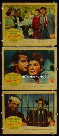 f493 TALK OF THE TOWN 3 movie lobby cards '42 Cary Grant, Jean Arthur