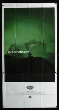 h252 ROSEMARY'S BABY three-sheet movie poster '68 Polanski, Mia Farrow