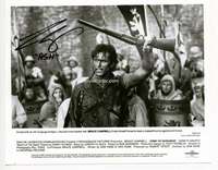 h072 ARMY OF DARKNESS signed 8x10 movie still '93 by Bruce Campbell!