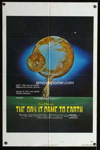 k200 DAY IT CAME TO EARTH style B one-sheet movie poster '77 cool artwork!