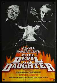h125 TO THE DEVIL A DAUGHTER English one-sheet movie poster '76 Kinski