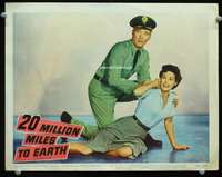 h276 20 MILLION MILES TO EARTH movie lobby card #5 '57 William Hopper