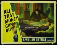 h287 ALL THAT MONEY CAN BUY movie lobby card '41 James Craig, Shirley