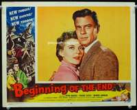 h300 BEGINNING OF THE END movie lobby card #6 '57 Graves & Castle c/u!