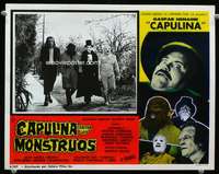 h326 CAPULINA CONTRA LOS MONSTRUOS Spanish/U.S. movie lobby card '74 Mexican!