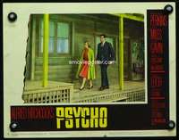 h429 PSYCHO movie lobby card #8 '60 John Gavin, Vera Miles, Hitchcock