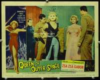 h435 QUEEN OF OUTER SPACE movie lobby card #7 '58 sexy Zsa Zsa Gabor!