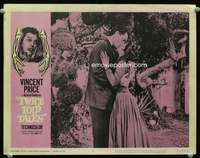 h469 TWICE TOLD TALES movie lobby card #6 '63 Vincent Price horror!