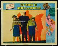 h484 WORLD OF ABBOTT & COSTELLO movie lobby card #6 '65 Frankenstein!