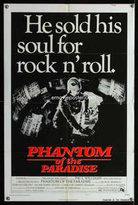 k533 PHANTOM OF THE PARADISE style B one-sheet movie poster '74 Brian De Palma