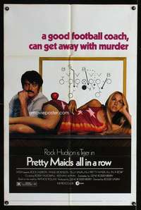 k542 PRETTY MAIDS ALL IN A ROW style B one-sheet movie poster '71 Hudson