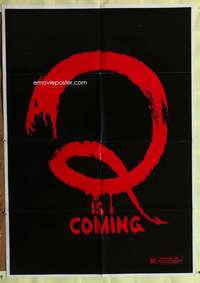 k550 Q teaser one-sheet movie poster '82 great serpent fantasy artwork!